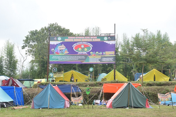 349 Siswa Mengikuti Kemah Prestasi Pandu Pengenal Gerakan Kepanduan Hizbul Wathan Kabupaten Sleman